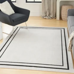 Kirkland's Home Bordered Indoor/Outdoor Area Rug, 5X7- Outdoor Rugs