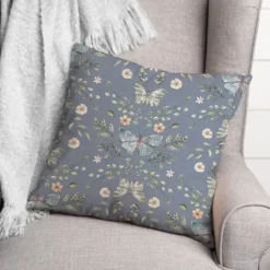 Kirkland's Home Botanical Butterfly Throw Pillow- Pillows