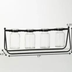 Kirkland's Home 4-Bottle Runner Vase- Vases