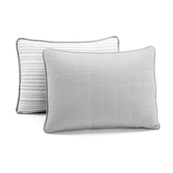 Kirkland's Home Box Stitch Cotton King 3-Pc. Quilt Set- Quilts