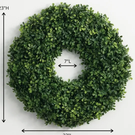 Kirkland's Home Boxwood Ery Wreath, 23 In.- Wreaths