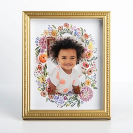 Kirkland's Home Brackeen Floral Shadowbox Picture Frame, 4X6- Picture Frames