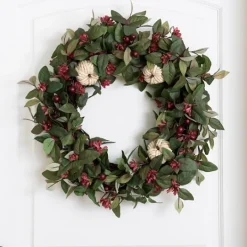Kirkland's Home Braided Pumpkins And Berries Harvest Wreath- Wreaths