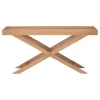 Kirkland's Home Brazilian Pine Tray Top Console Table- Console Tables