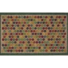Kirkland's Home Bright Colorful Dots Ornamental Entry Doormat- Doormats