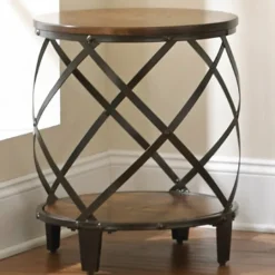 Kirkland's Home Brimfield Round End Table- Accent & End Tables