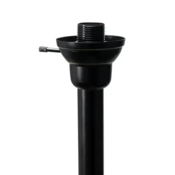 Kirkland's Home Bronze And White 3-Scallop Glass Floor Lamp- Floor Lamps