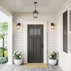 Kirkland's Home Bronze Classic Lantern Outdoor Sconce- Outdoor Lighting