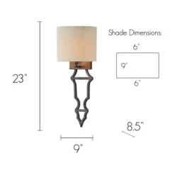 Kirkland's Home Bronze Darling Wall Sconce- Sconces