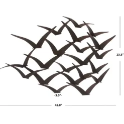 Kirkland's Home Bronze Flying Birds Wall Plaque- Wall Plaques