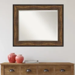 Kirkland's Home Bronze Frame Beveled Mirror, 35.5X29.5 In.- Decorative Mirrors