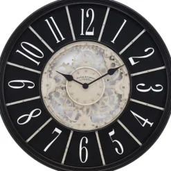 Kirkland's Home Bronze Frame Montevello Gears Wall Clock- Clocks
