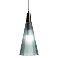 Kirkland's Home Bronze Glass Ombre Slim Taper Pendant Lamp- Table Lamps