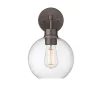 Kirkland's Home Bronze Glass Orb Outdoor Sconce Light- Outdoor Lighting
