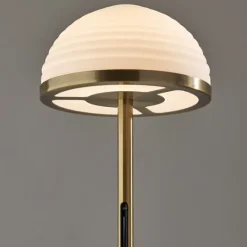 Kirkland's Home Bronze Metal Dome Shade Floor Lamp- Floor Lamps