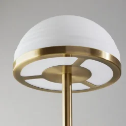 Kirkland's Home Bronze Metal Dome Shade Floor Lamp- Floor Lamps