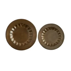 Kirkland's Home Bronze Metal Moroccan Wall Sculptures, Set Of 2- Wall Plaques