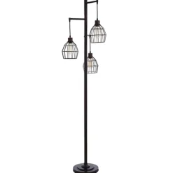 Kirkland's Home Bronze Metal 3-Tier Floor Lamp- Floor Lamps