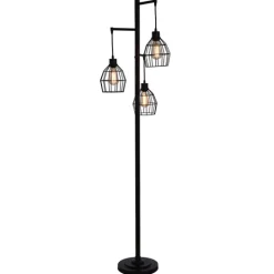 Kirkland's Home Bronze Metal 3-Tier Floor Lamp- Floor Lamps