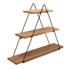 Kirkland's Home Bronze Metal Triangle Frame Wall Shelf- Shelves