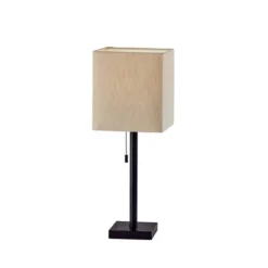 Kirkland's Home Bronze Monochrome Square Table Lamp- Table Lamps