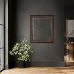 Kirkland's Home Bronze Ornate Beveled Framed Wall Mirror- Framed Mirrors