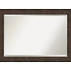 Kirkland's Home Bronze Panel Frame Beveled Mirror- Decorative Mirrors