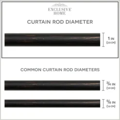 Kirkland's Home Bronze Rhys Cylinder Curtain Rod, 120 In.- Curtain Rods & Hardware