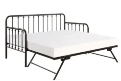 Kirkland's Home Bronze Spindleback Metal Trundle Day Bed- Beds & Headboards