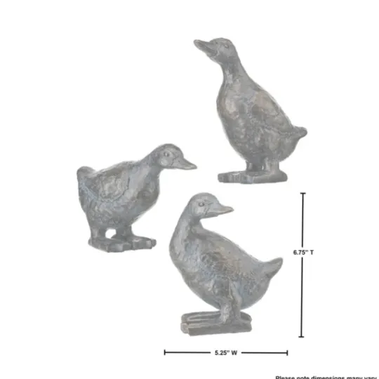 Kirkland's Home Bronze Textured Duckling Statues, Set Of 3- Statues & Figurines