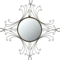 Kirkland's Home Bronze Victorian Curved Frame Mirror- Decorative Mirrors
