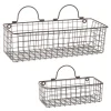 Kirkland's Home Bronze Wall Hanging Wire Baskets, Set Of 2- Wall Storage