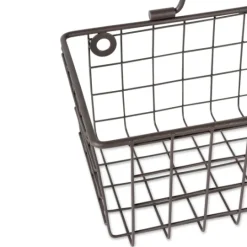 Kirkland's Home Bronze Wall Hanging Wire Baskets, Set Of 2- Wall Storage