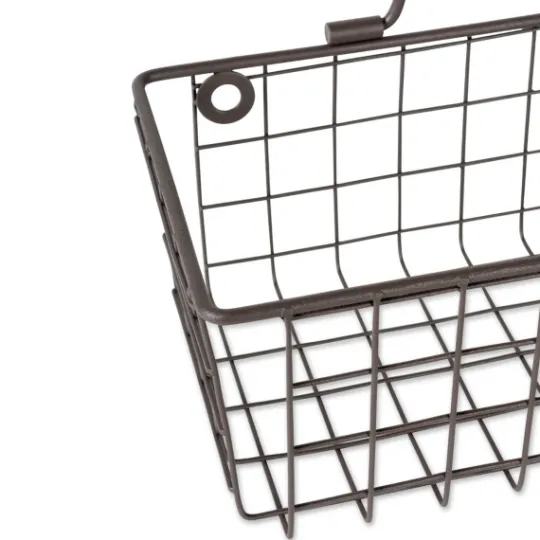 Kirkland's Home Bronze Wall Hanging Wire Baskets, Set Of 2- Wall Storage