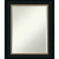 Kirkland's Home Brown And Bronze Scalloped Edge Frame Mirror- Decorative Mirrors