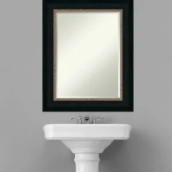 Kirkland's Home Brown And Bronze Scalloped Edge Frame Mirror- Decorative Mirrors