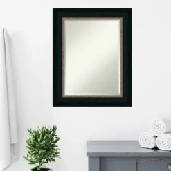 Kirkland's Home Brown And Bronze Scalloped Edge Frame Mirror- Decorative Mirrors