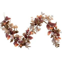 Kirkland's Home Brown And Gray Eucalyptus Mix Garland- Arrangements & Greenery