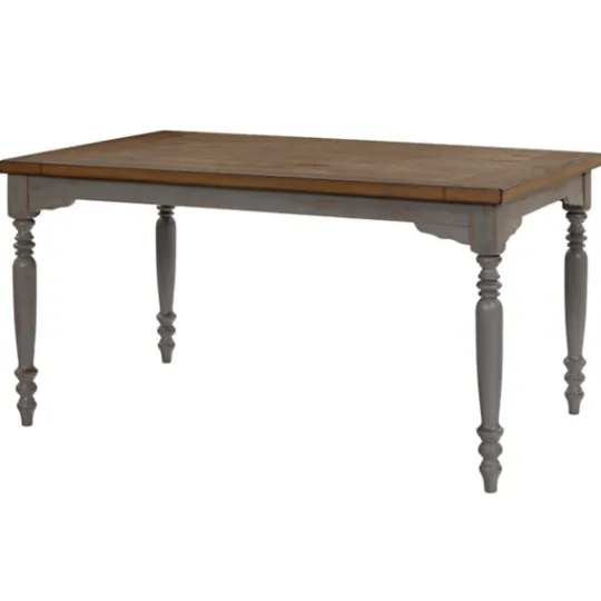 Kirkland's Home Brown And Gray Traditional Wood Dining Table- Dining Tables