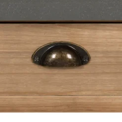 Kirkland's Home Brown And Gray Wood 2-Drawer Console Table- Console Tables