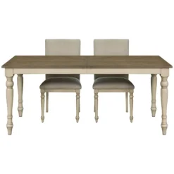 Kirkland's Home Brown And Ivory Martha Stewart Dining Table- Dining Tables