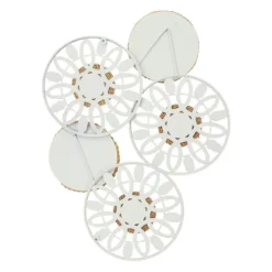Kirkland's Home Brown And White Bohemian Abstract Wall Plaque- Wall Plaques