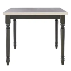Kirkland's Home Brown And White Traditional Dining Table- Dining Tables