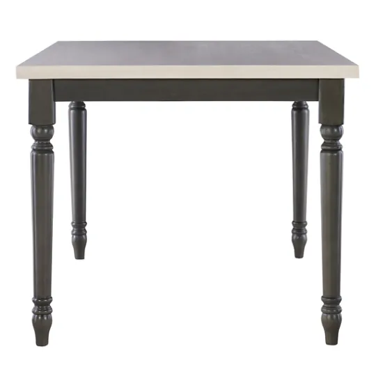 Kirkland's Home Brown And White Traditional Dining Table- Dining Tables