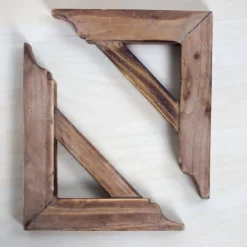 Kirkland's Home Brown Corbel Shelf Brackets, Set Of 2- Shelves