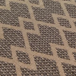 Kirkland's Home Brown Diamond Chevron Outdoor Area Rug, 7X9- Outdoor Rugs