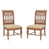 Kirkland's Home Brown Hollywood Regency Dining Chairs, Set Of 2- Dining Chairs