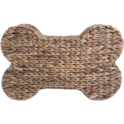 Kirkland's Home Brown Hyacinth Dog Bone Basket- Baskets & Boxes