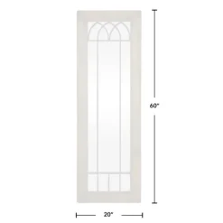 Kirkland's Home Brown Larissa Arched Window Leaning Mirror- Decorative Mirrors
