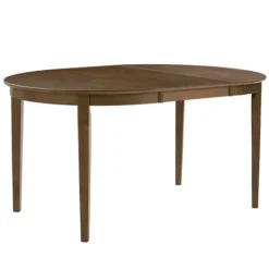 Kirkland's Home Brown Leaf Wooden Dining Table- Dining Tables
